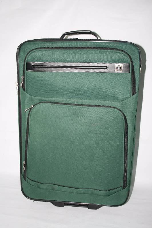 Green Large Rolling suitcase set
