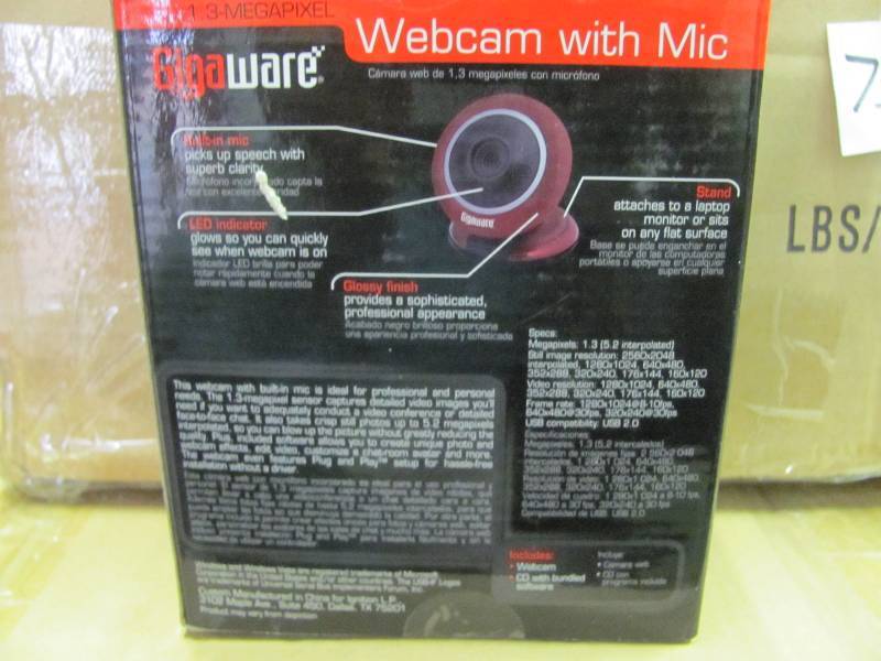 lot 50 image: NEW Webcams