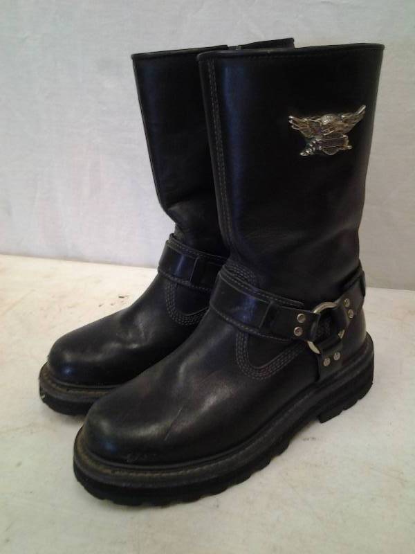 Ladies Leather Harley Boots Size 7 12
