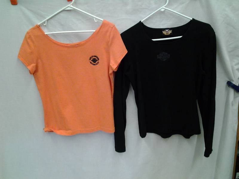 2-Ladies Harley Tops Size Medium