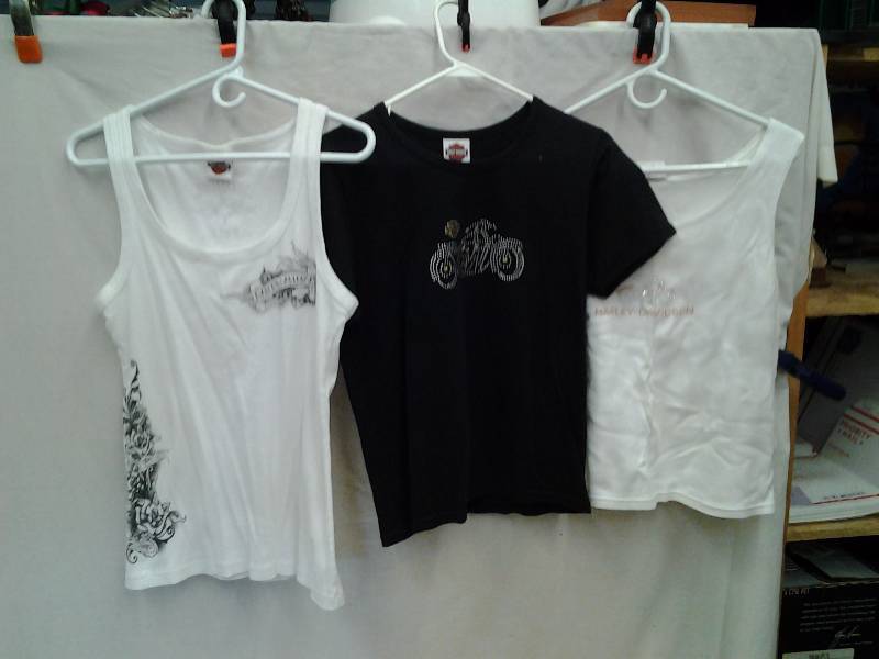 3-Harley Tops Size XL