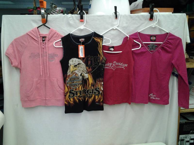 4-Ladies Harley Tops Size Small