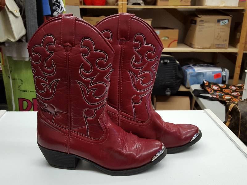 Ladies Red Western Boots Size 5-12
