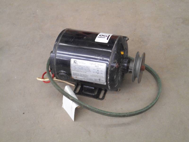 lot 18 image: Emerson 13HP Single Phase Motor ...