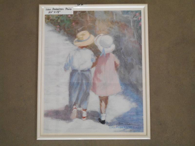 lot 58 image: 22x18 Ivan Anderson Print ...