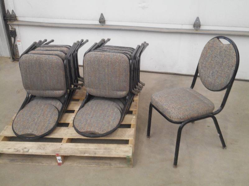 lot 69 image: Lot Of (10) Matching Steel Framed C...