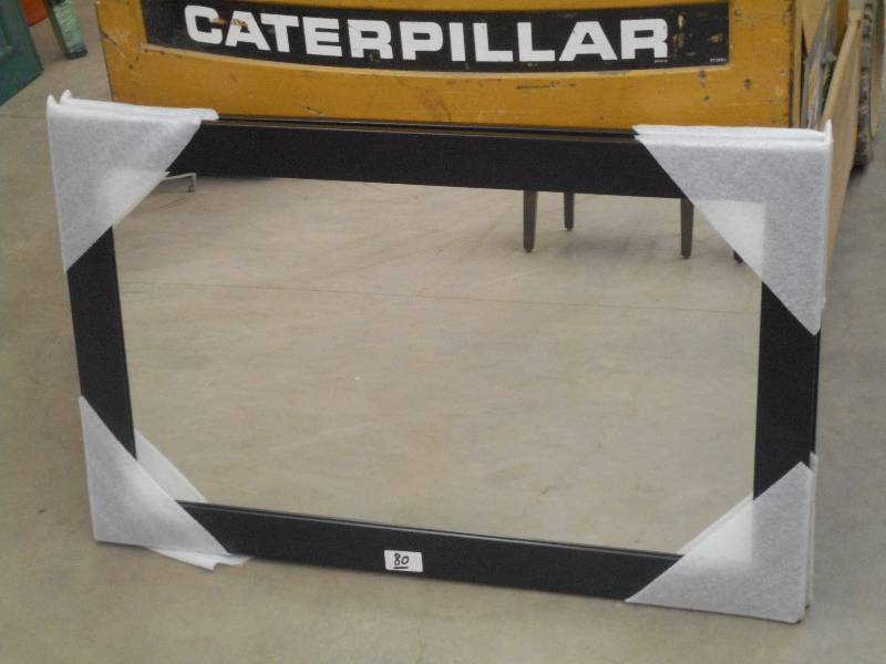 lot 80 image: Unused Wood-Framed 26x44 Mirror ...