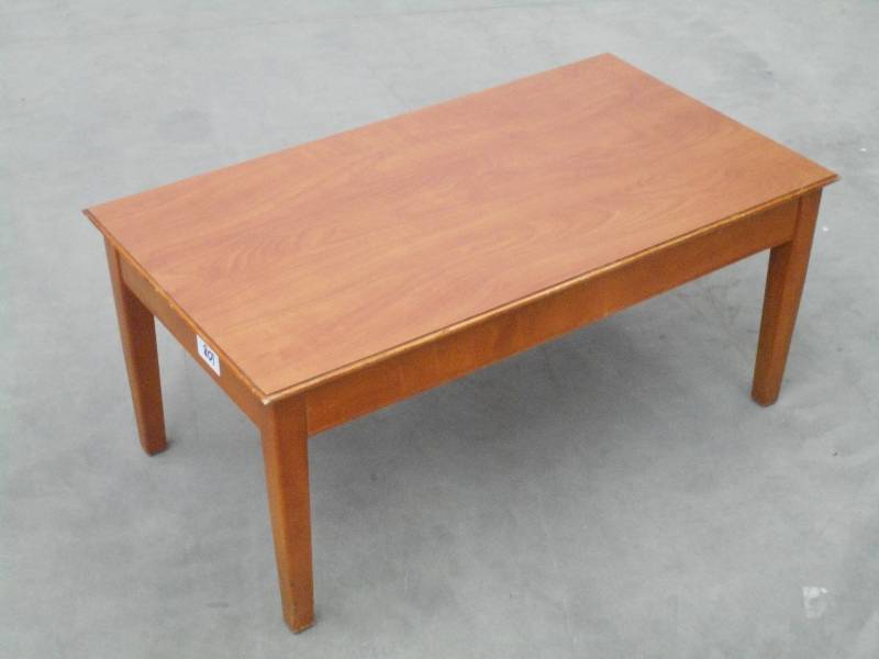 lot 108 image: (1) 36 Wood Coffee Table, Used ...