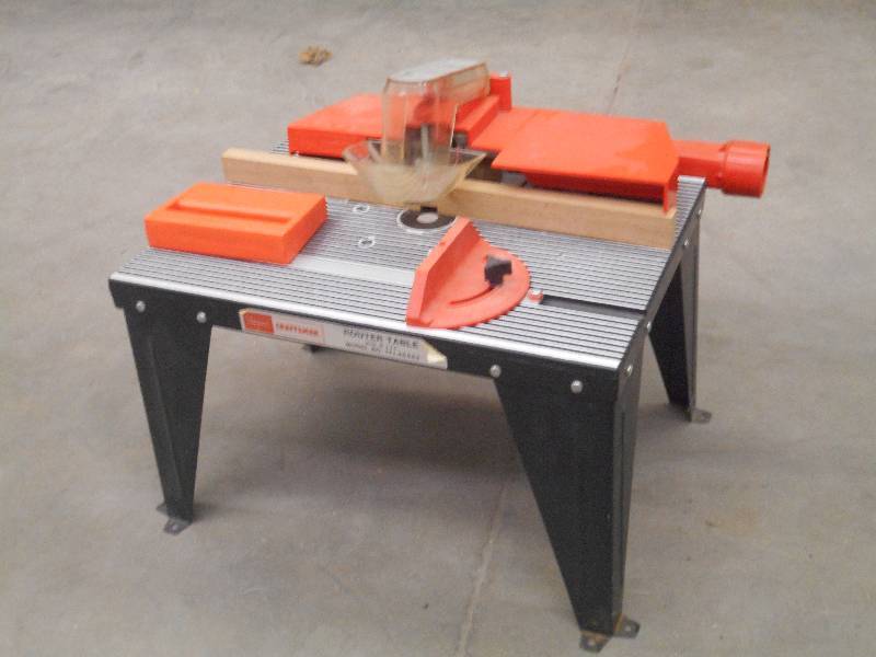 lot 130 image: Sears Router Table, Like New, No Ro...