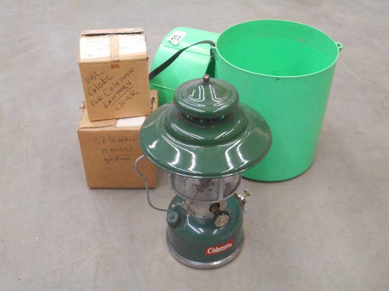 lot 133 image: Portable Camp Lantern With Case & M...
