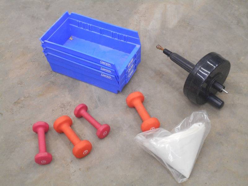 lot 151 image: Lot Of Drain Cleaner, Plastic Bins...