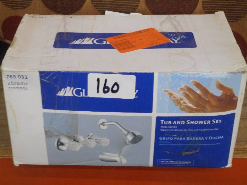 lot 160 image: Unused Glacier Bay Tub & Shower Set...