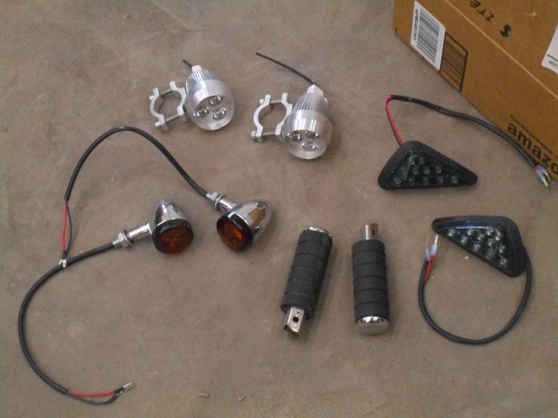 lot 166 image: Lot Of Motorcycle LED Tailights, B...