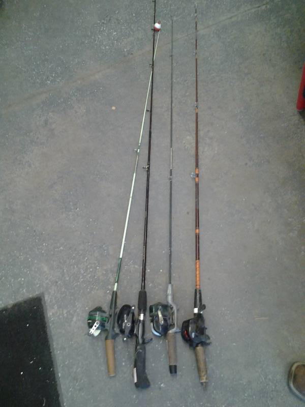 4-Fishing Rod & Reel Combos-Zebco Rod & Reel, Zebco Bullet Rod