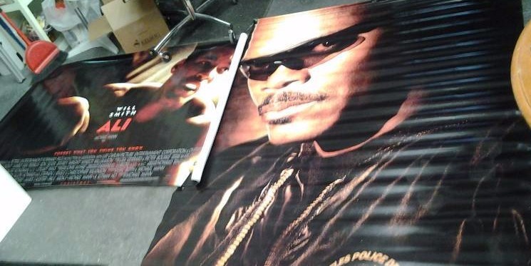 lot 34 image: 2- Movie Posters - Ali & SWAT