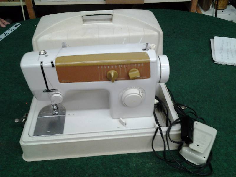 lot 36 image: J C Penney Portable Sewing Machine