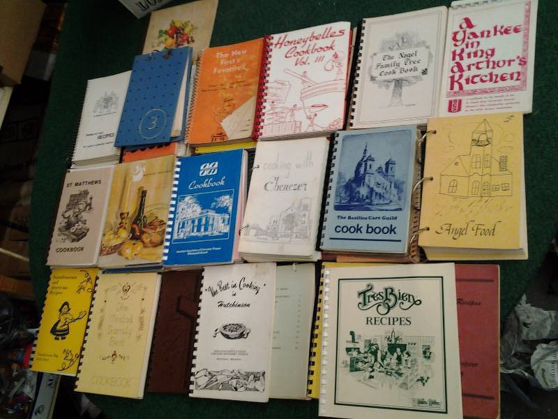lot 57 image: Box Lot Of Vintage Cook Books  (40 In All)