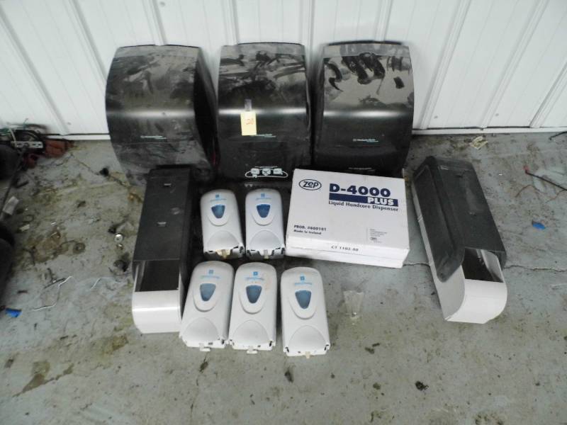 lot 20 image: Paper Towel & Soap Dispensers
