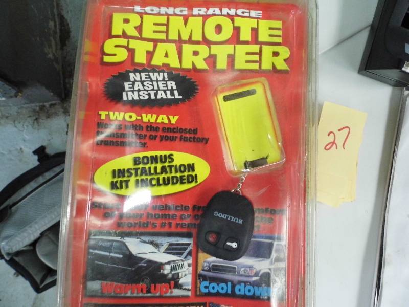 lot 27 image: BullDog Remot Car Starter