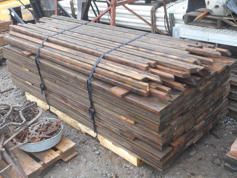 Pallet Lot Of Once Used Deck Lumber...