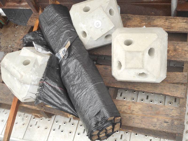 Lot Of (3) New Concrete Deck Footin...
