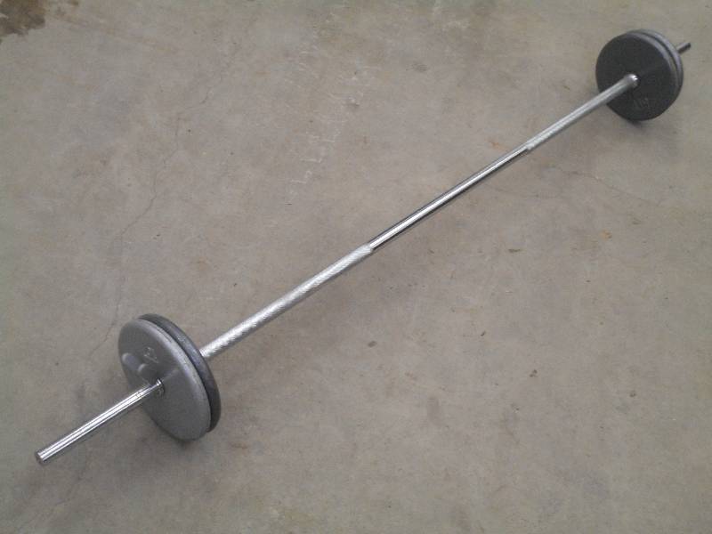 Benchpress Bar With (4) 10# Weights...