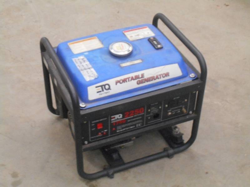 ETQ 6.5HP Generator, Motor Runs Goo...