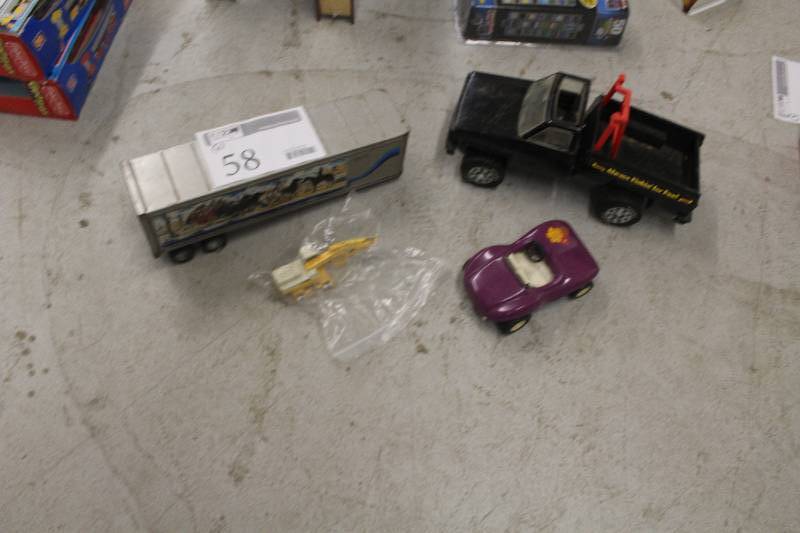 lot 58 image: Lot of (4) Vintage Toy Cars