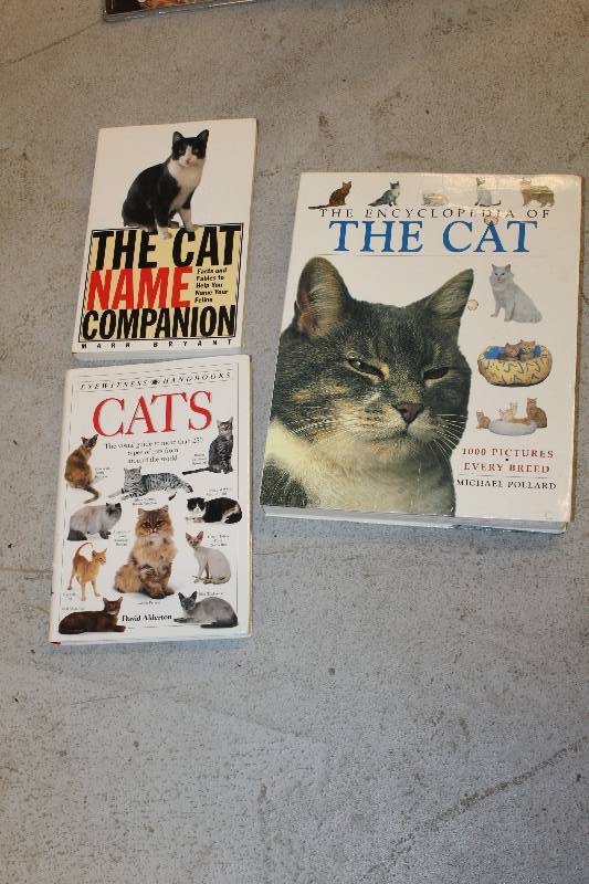 lot 55 image: Lot of (3) Cat Books