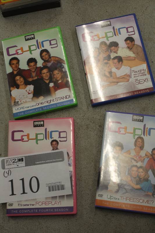 lot 110 image: Lot of (4) DVD Coupling Season 1-4