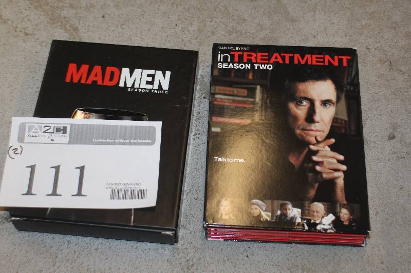 lot 111 image: Lot of (2) DVD Including 1) Madmen Season 3 AND 1) In Treatment Season 2