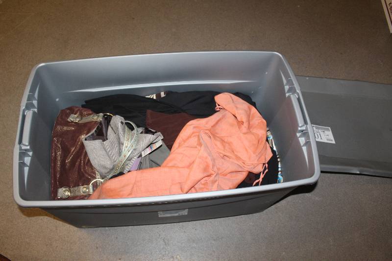 lot 201 image: Box Lot of New and Used Womens Dresses