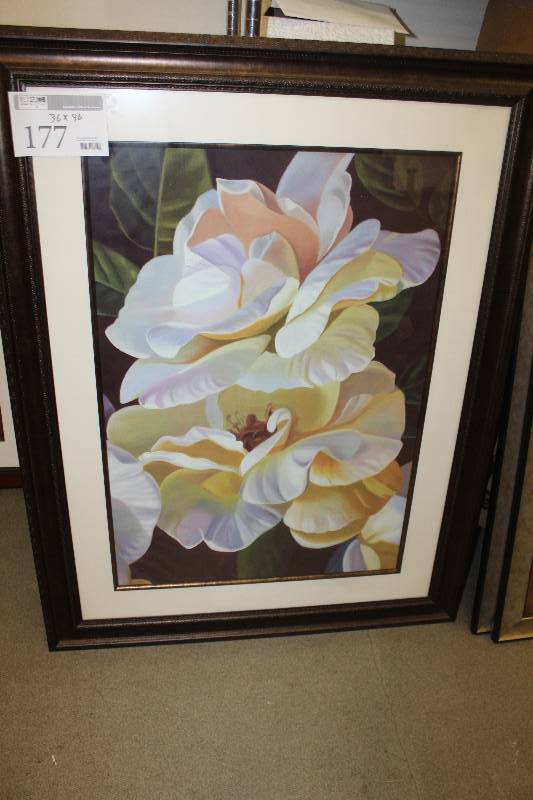 lot 177 image: Framed Wall Art