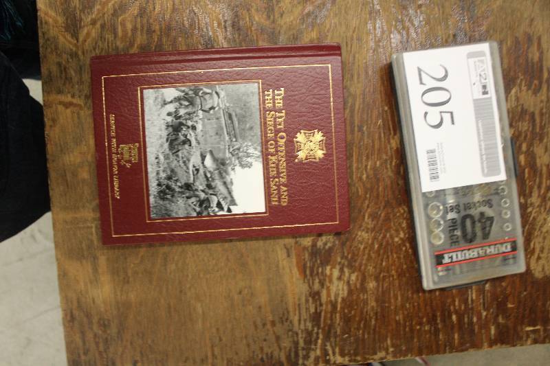 lot 205 image: Lot Including 1) Tet Offensive Book AND 1) 40-Piece Tool Set
