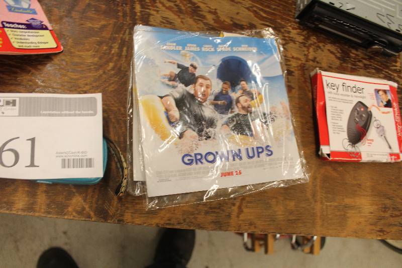 lot 161 image: Lot of (2) Including 1) Key Finder AND 1) Grown Ups Memorabilia
