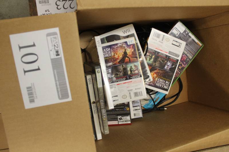 lot 101 image: Box Lot of Wii Games