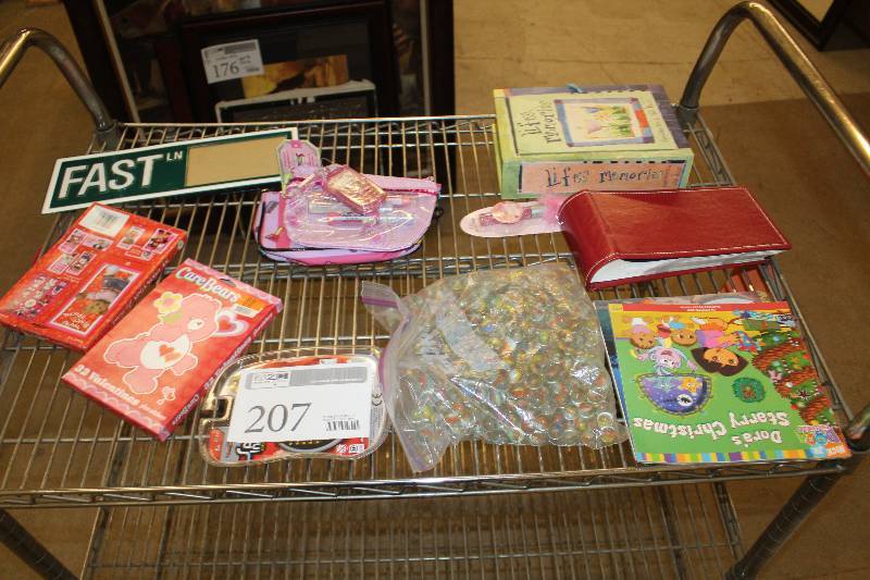 lot 207 image: Lot Including Kids Books Marbles And More