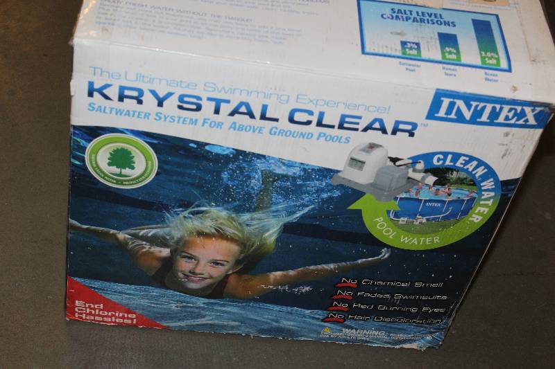 lot 152 image: Intex Krystal Clear Saltwater System For Pools