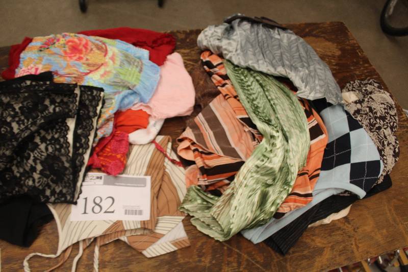 lot 182 image: Lot of  Large and extra Large Womens Tank TopsShirts