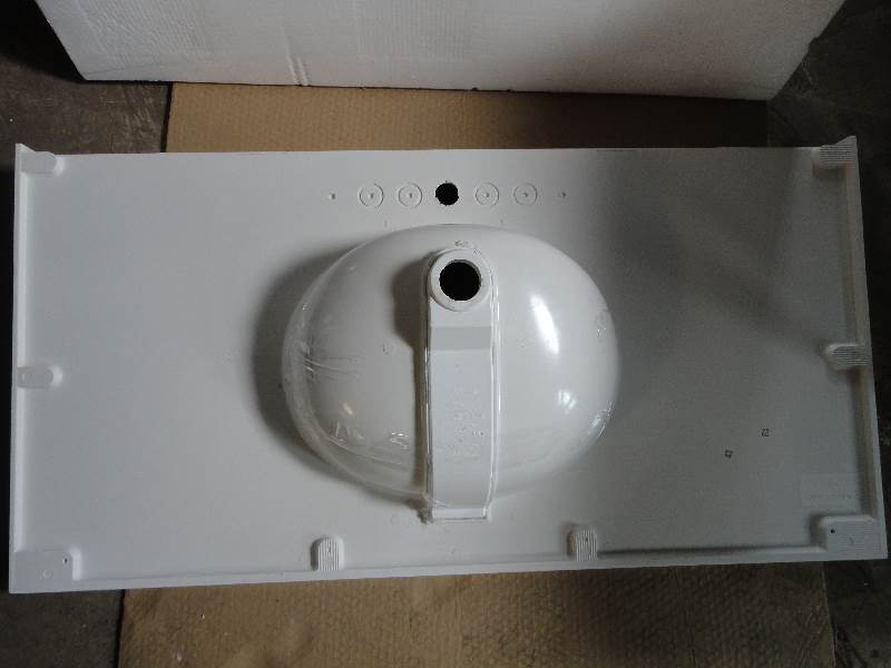 Bathroom Vanity Sink and Counter - One piece