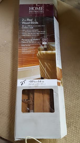 Wood Blinds 27 x 64