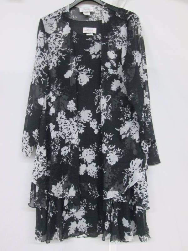 Westside Plus 2-pc. Georgette Jacket & Dress Set