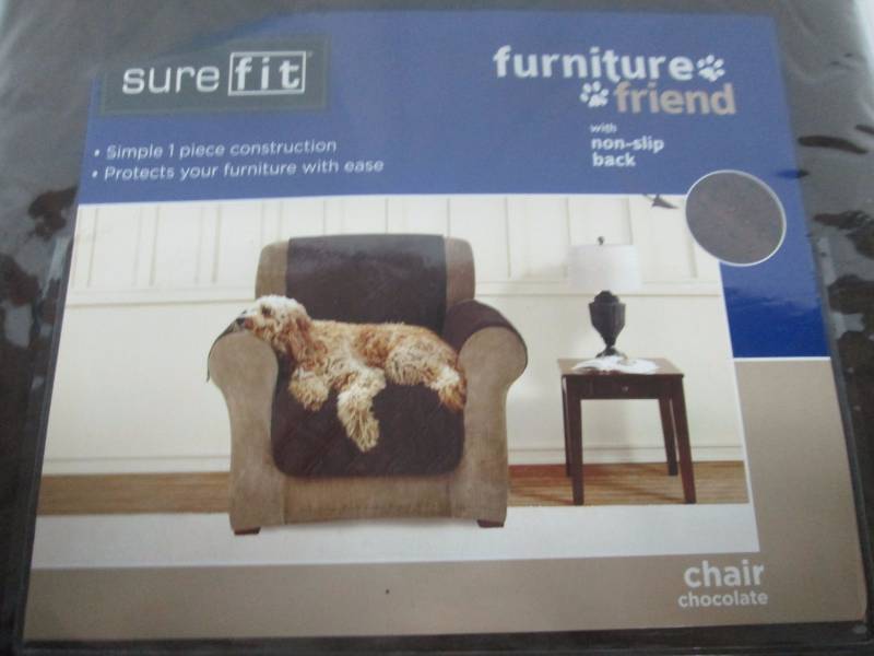 Sure Fit Microfiber Nonskid Pet Chair Cover
