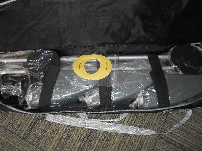 lot 8 image: Swinging Banner Stand with Case (Graphic not included)