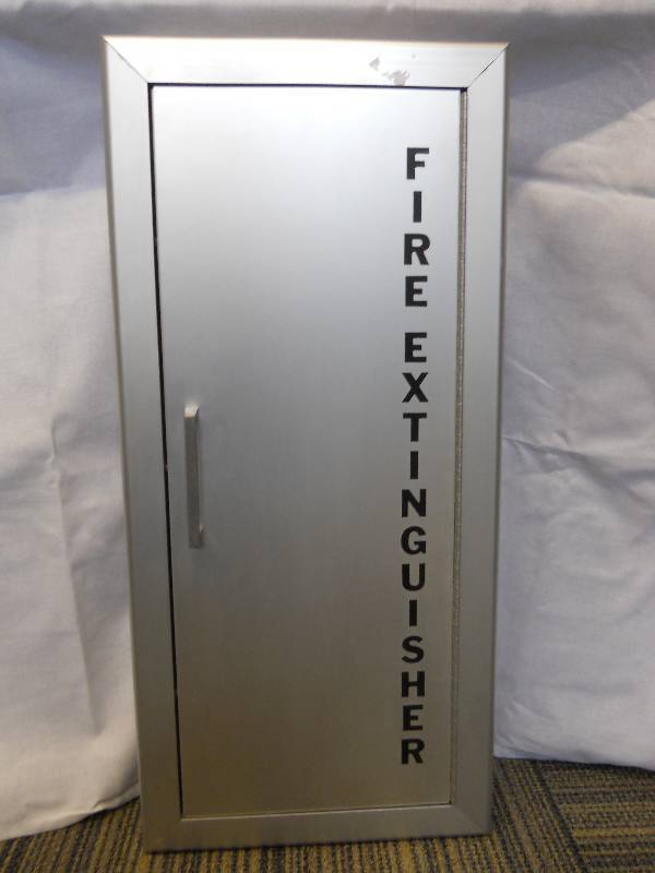 lot 25 image: Commercial  Industrial Fire Extinguisher Cabinet  NEW