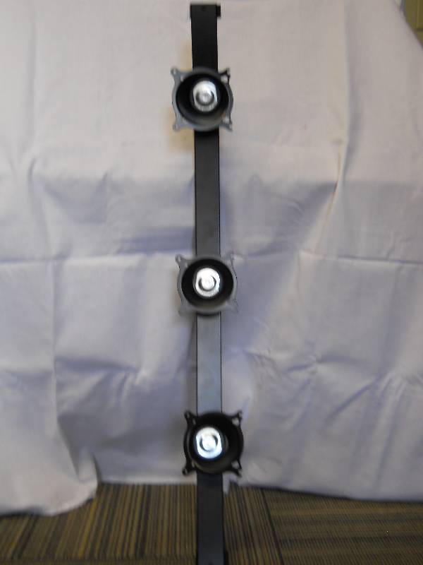 lot 27 image: 3 Monitor Mount Arm, Steel