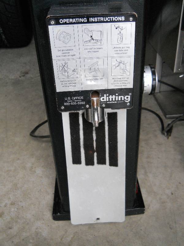 lot 31 image: DITTING Commercial Coffee Grinder  untested  please inspect  Model KR1203