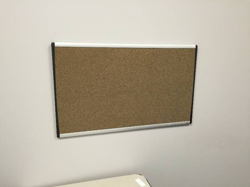 lot 87 image: Small Cork Board With Hardware