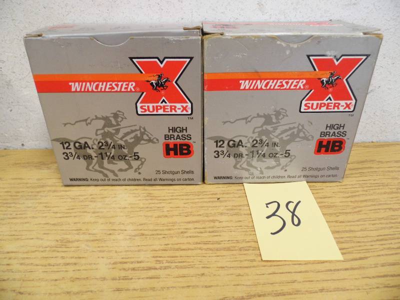 2 Boxes 12 Gauge Shotgun Shells