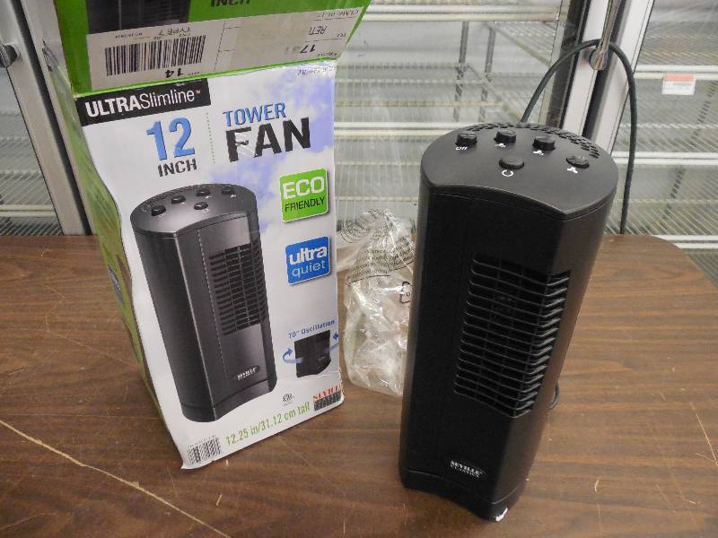 Seville Classics UltraSlimline 12-Inch Personal Tower Fan